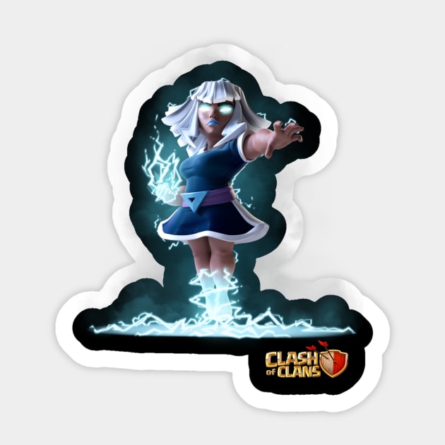 Electro Titan - Clash of Clans Sticker by RW Designs